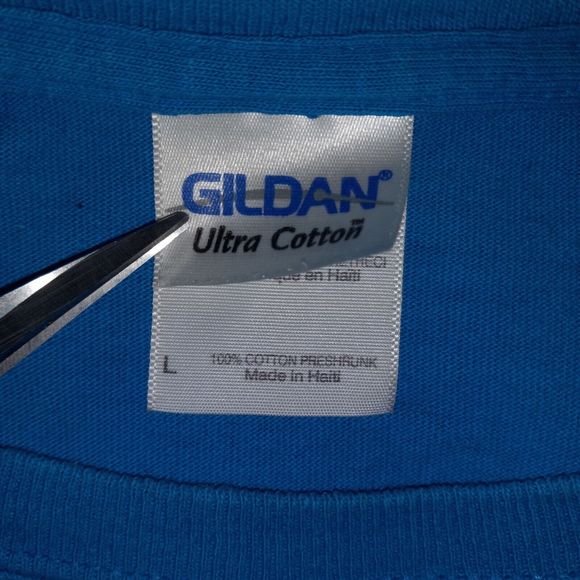 Juliette Gordon Low T Shirt Size Large Savannah Georgia Blue Girl Scout Founder - Picture 6 of 8